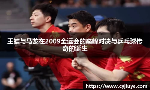 王皓与马龙在2009全运会的巅峰对决与乒乓球传奇的诞生